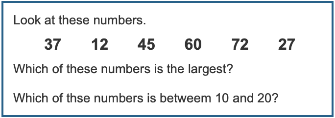 Number activity